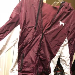 PINK windbreaker!!